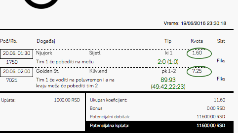 Evo ga moj tiket,konacno dobitan :D